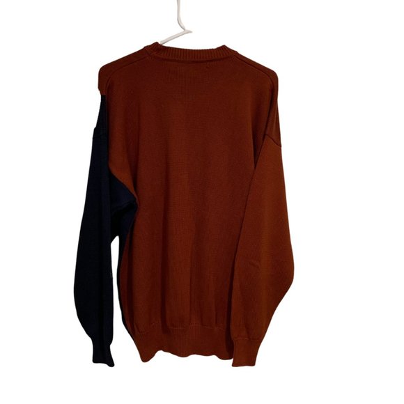 Slazenger Men's Graphic Knit Golf Sweater Sz L NEW Gift Relaxed Fit 100% Cotton - Picture 2 of 6